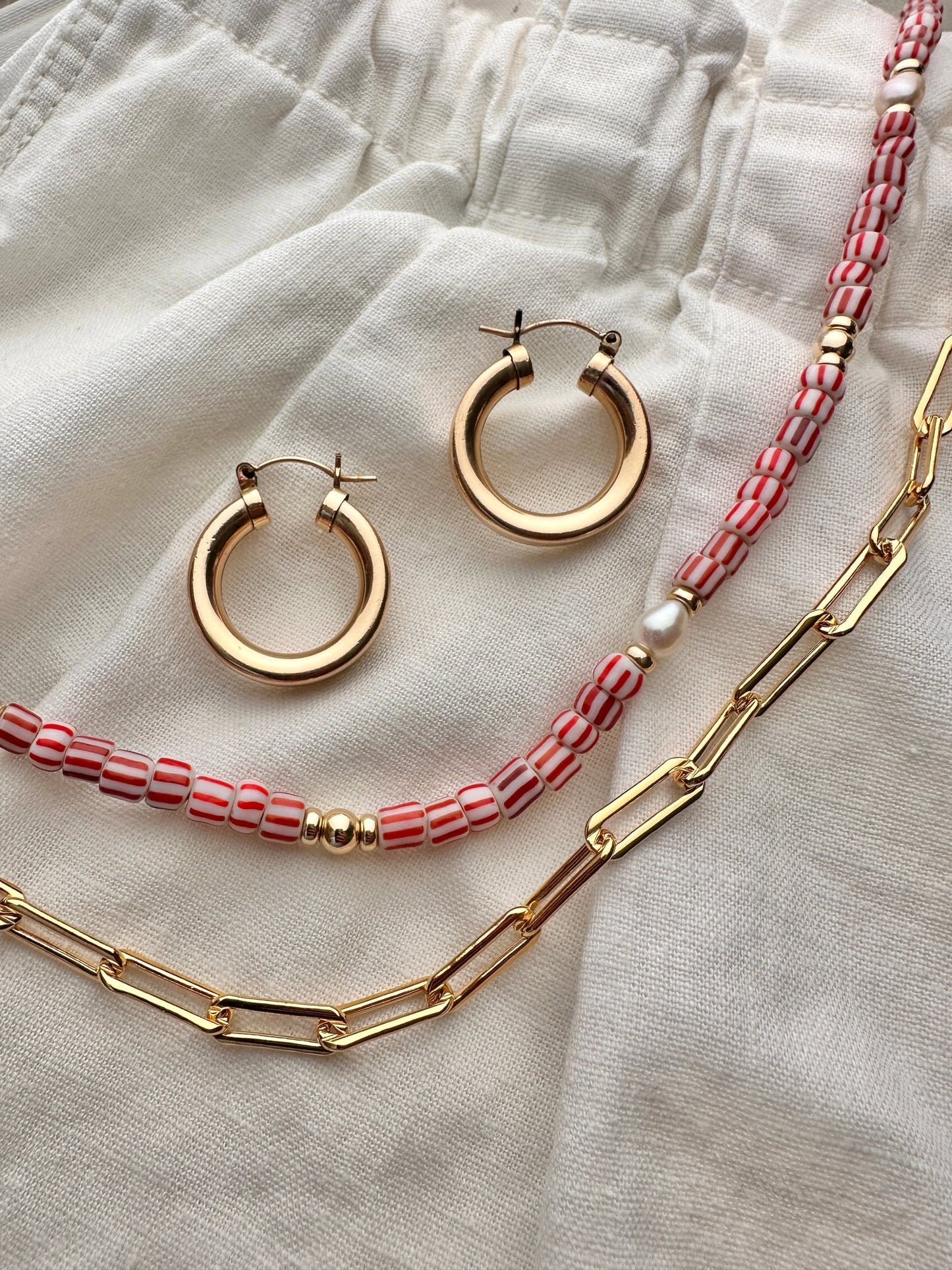 AMELIE Pearl Beaded Necklace