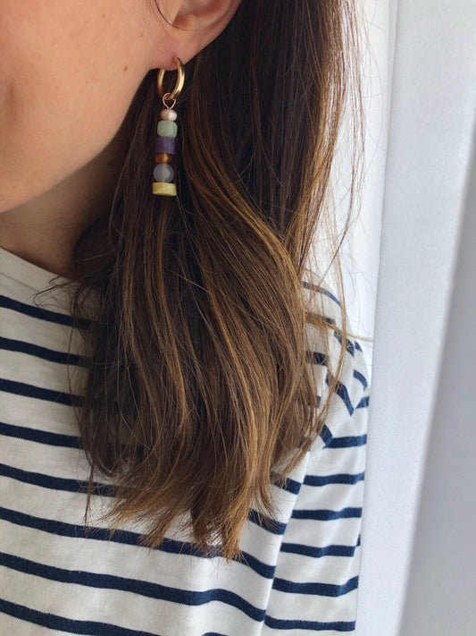 AVI GEMSTONE EARRINGS