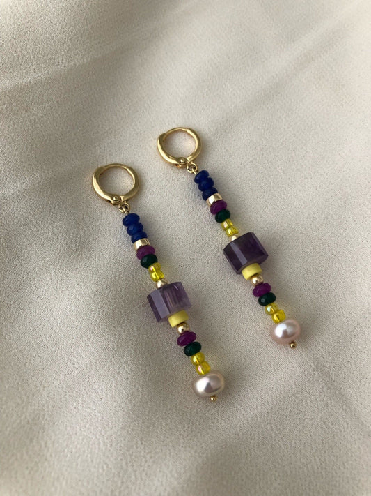 AVIVA BEADED EARRINGS