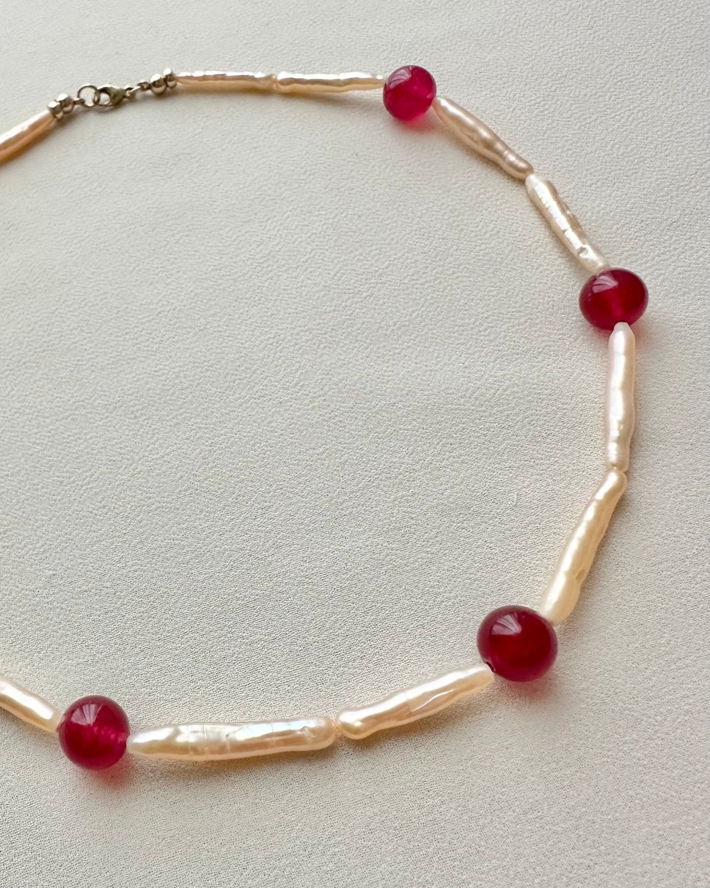 CHERRI Pearl Beaded Necklace