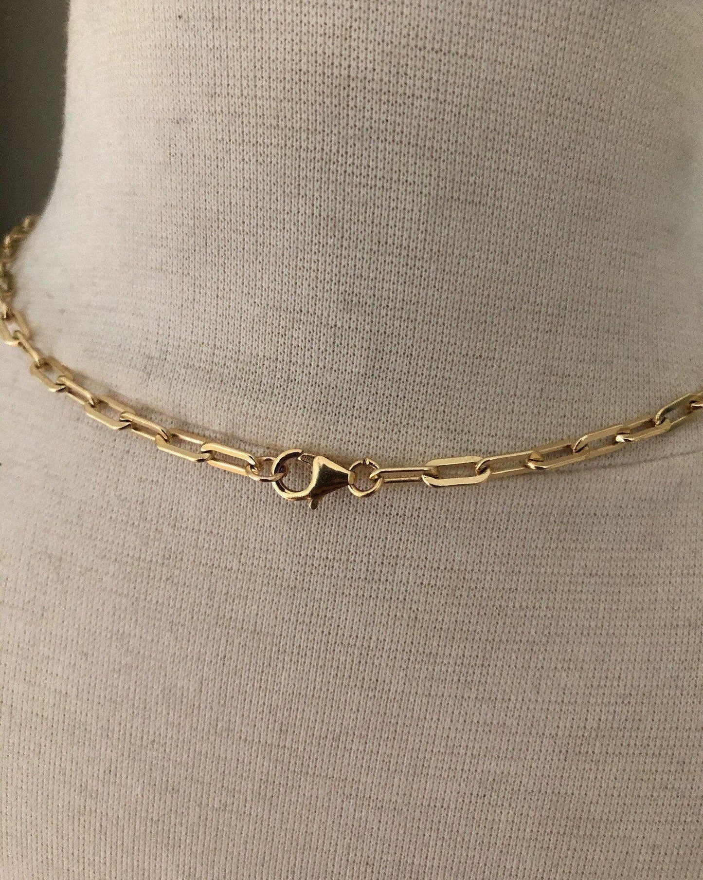 EDDIE CHAIN NECKLACE | 14kt Gold-Filled Flat Link Necklace