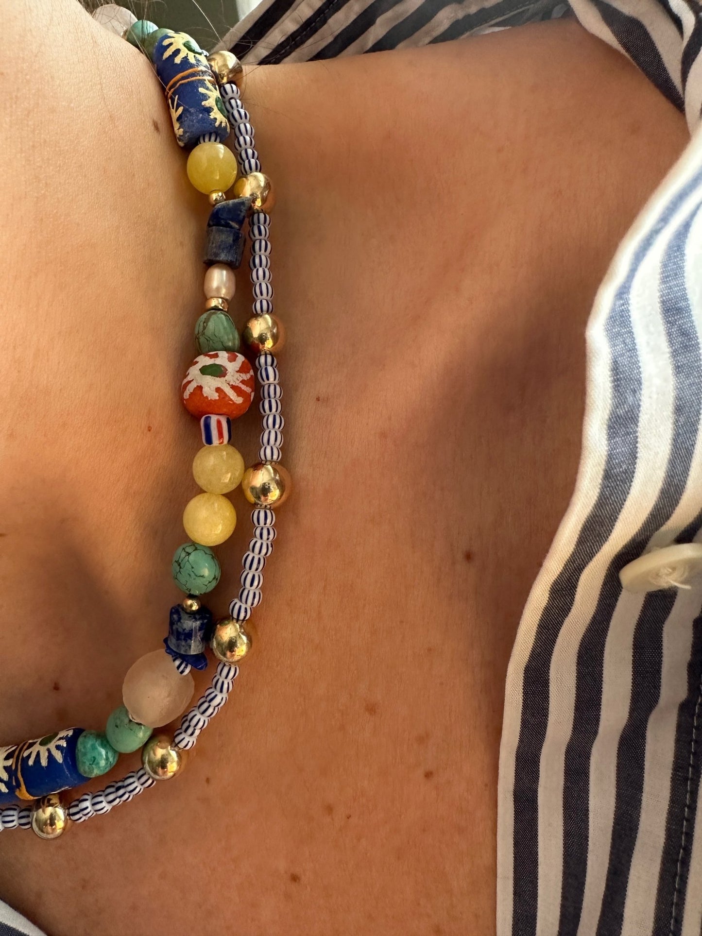 ESMA Pearl Beaded Necklace