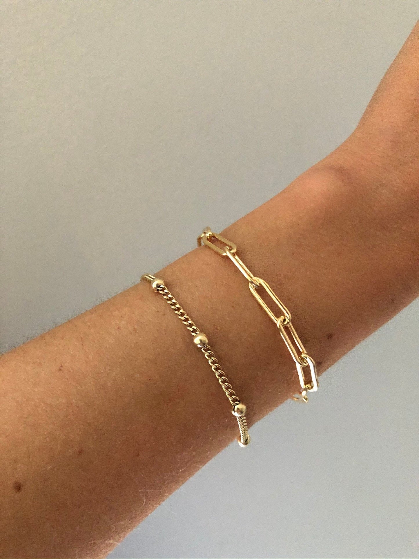 HARLOWE Paperclip Chain Bracelet