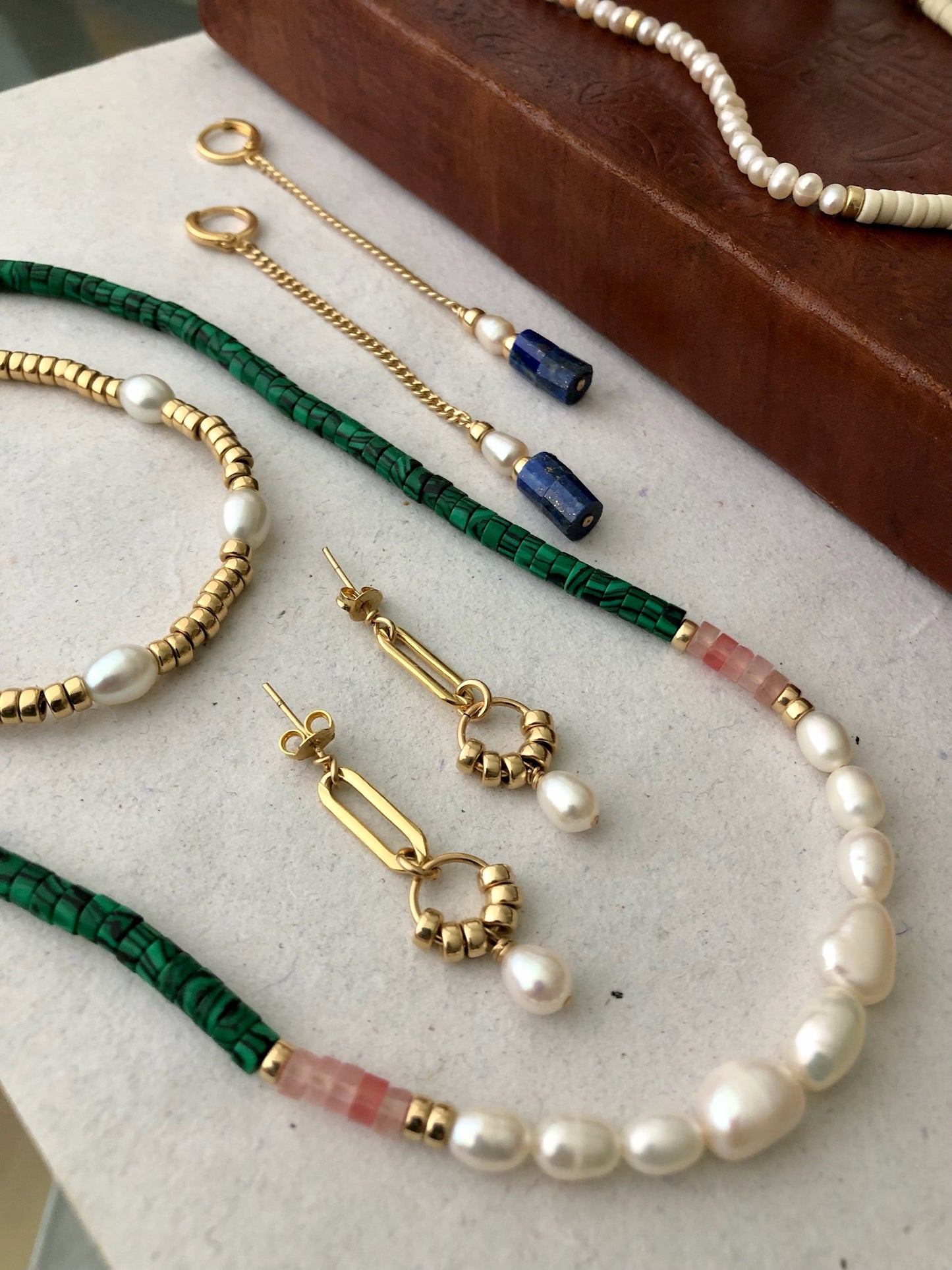 FIA Pearl Beaded Necklace