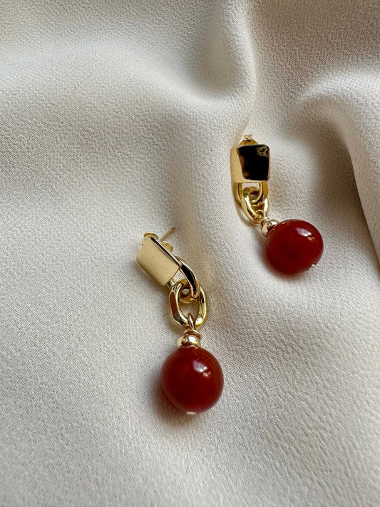 KARMA CARNELIAN EARRINGS