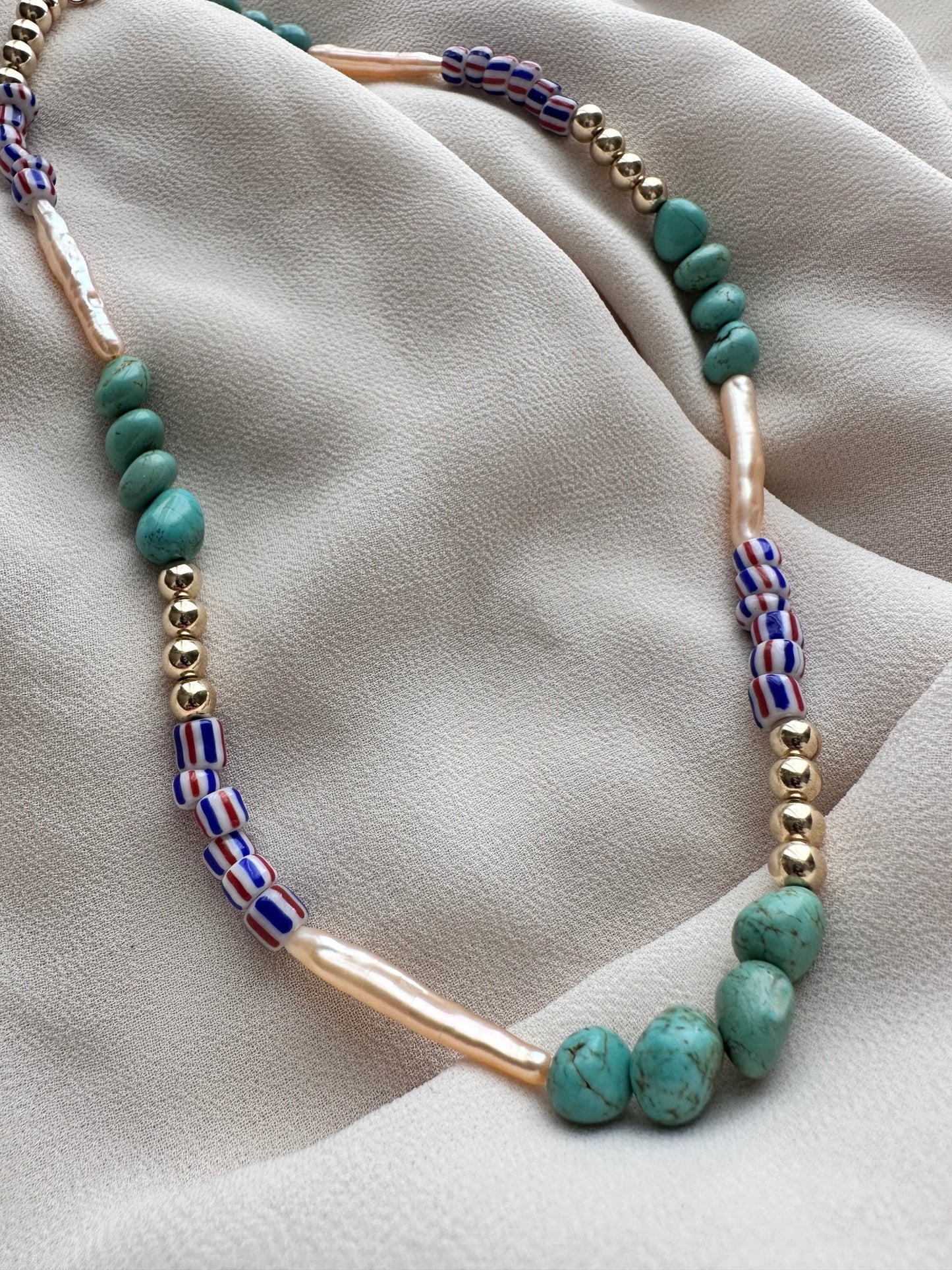 LUA Pearl Beaded Necklace