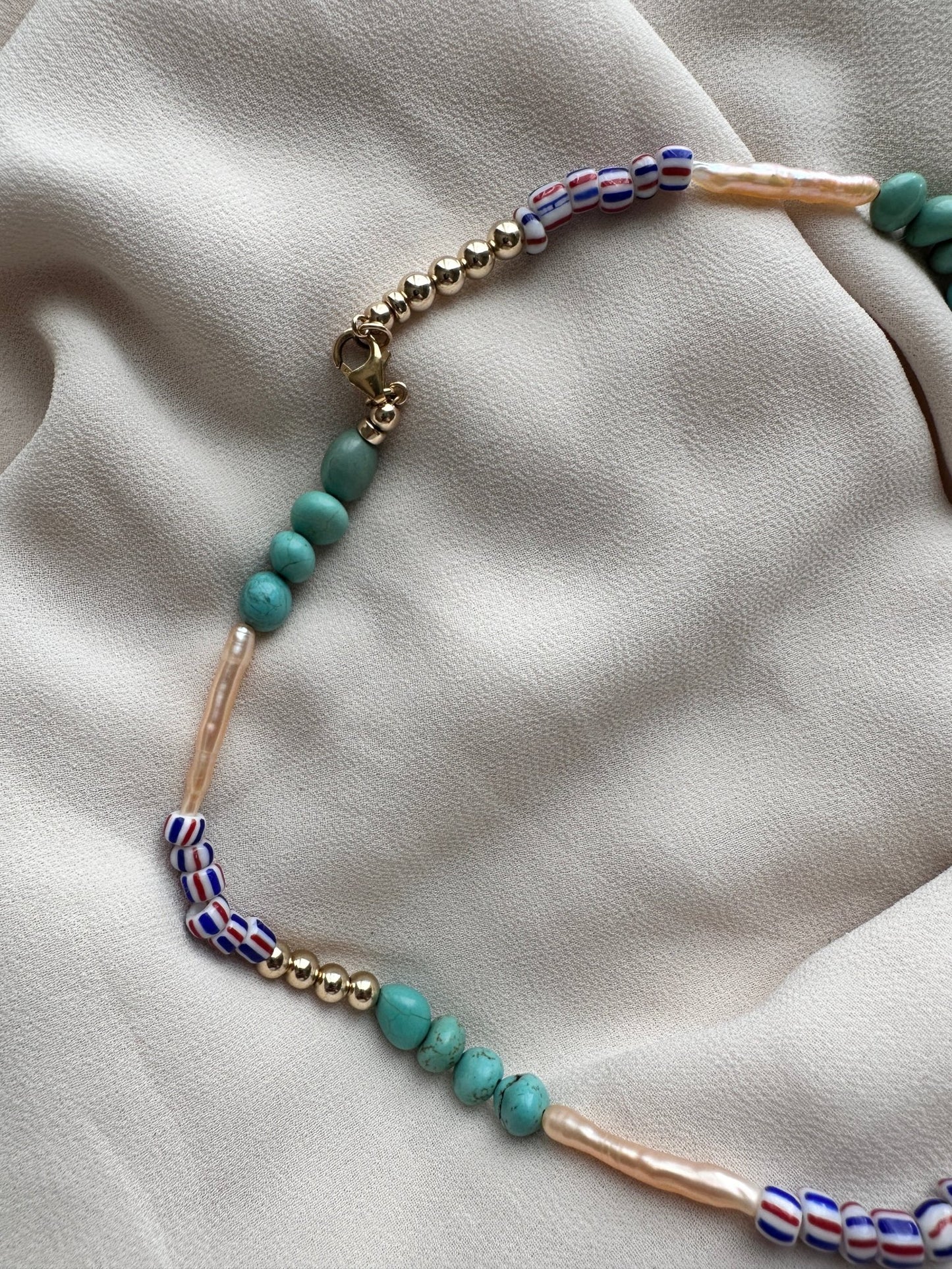 LUA Pearl Beaded Necklace