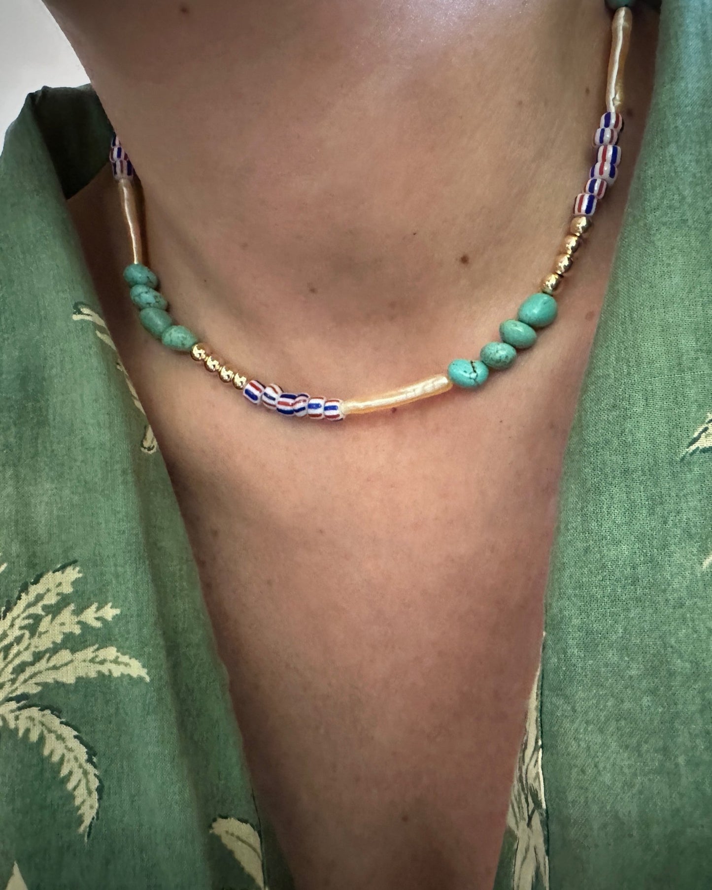 LUA Pearl Beaded Necklace