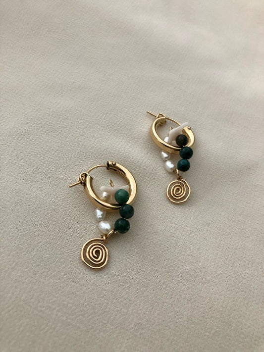 MAYA SPIRAL EARRINGS