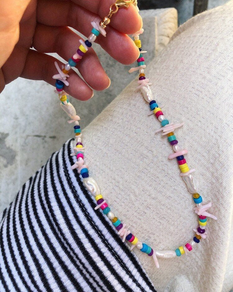 OLÉ Pearl Beaded Necklace