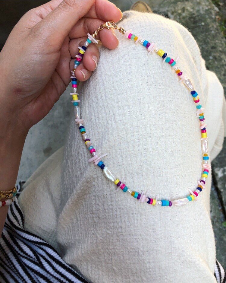 OLÉ Pearl Beaded Necklace