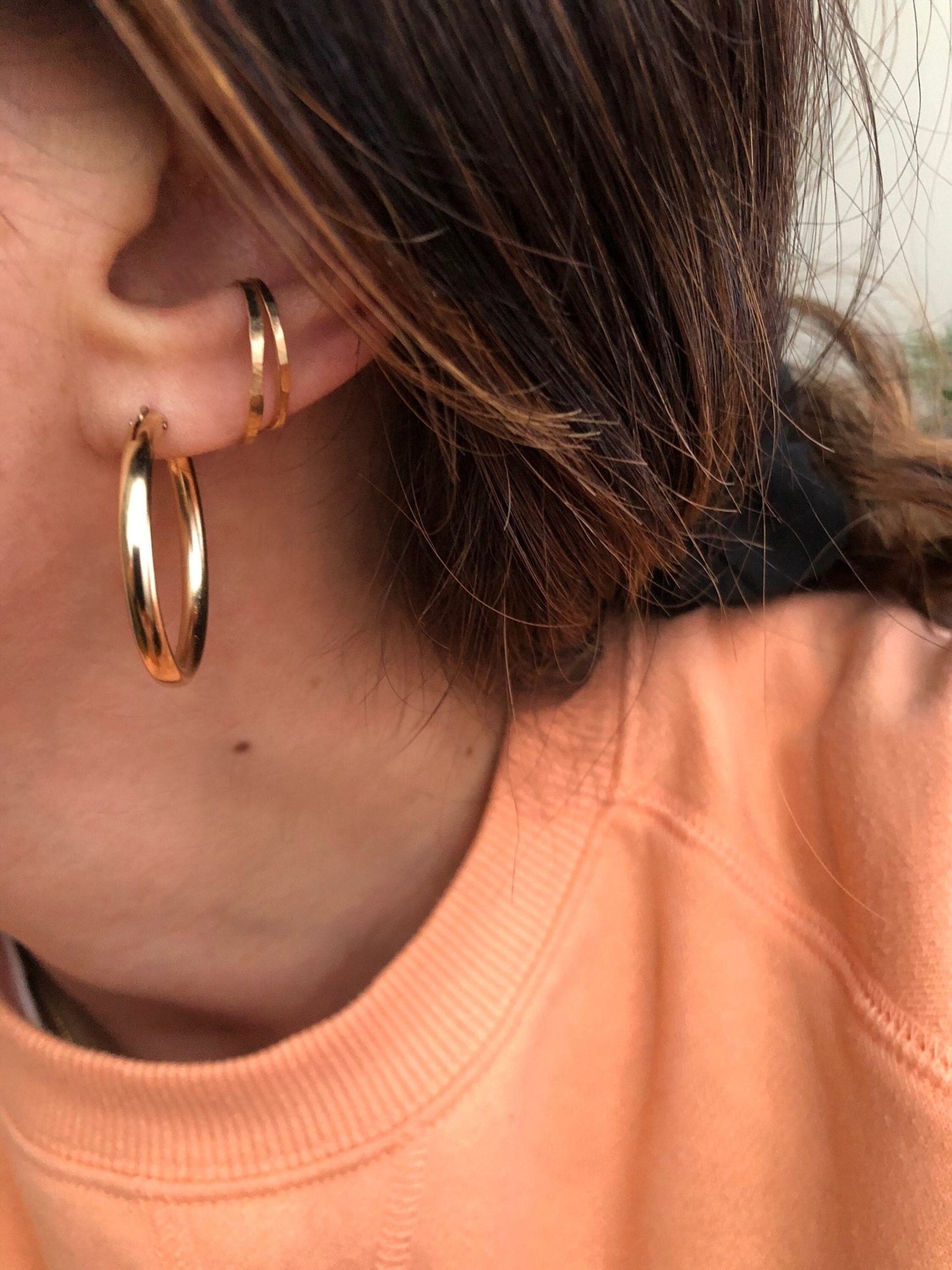 RIRI HOOPS | 14kt Gold-Filled Thick Classic Hoop Earrings