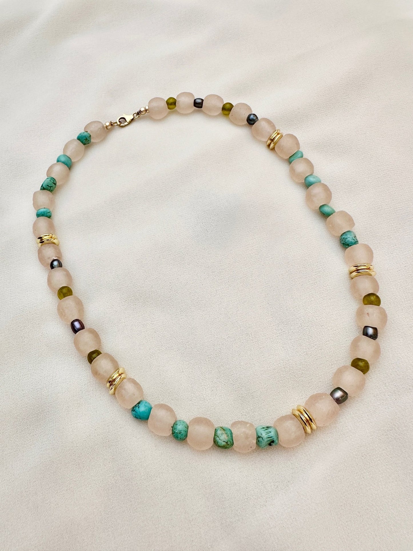 SUNA Pearl Beaded Necklace