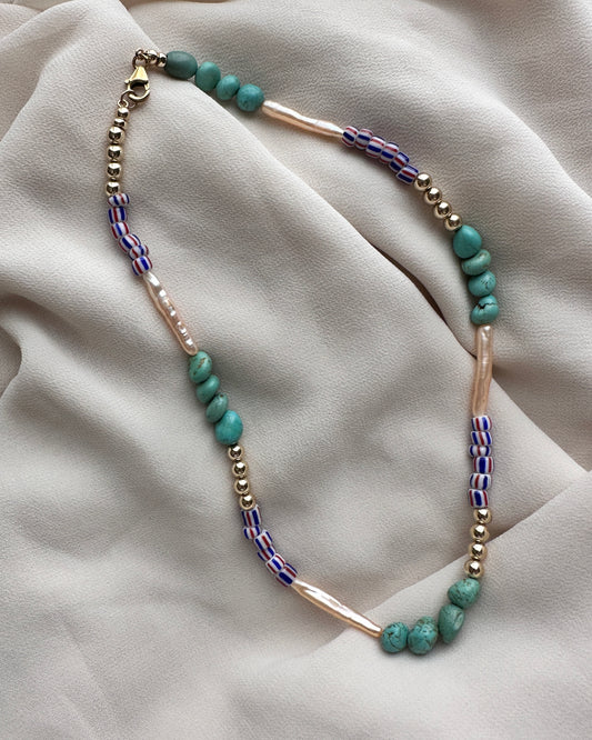 LUA Pearl Beaded Necklace
