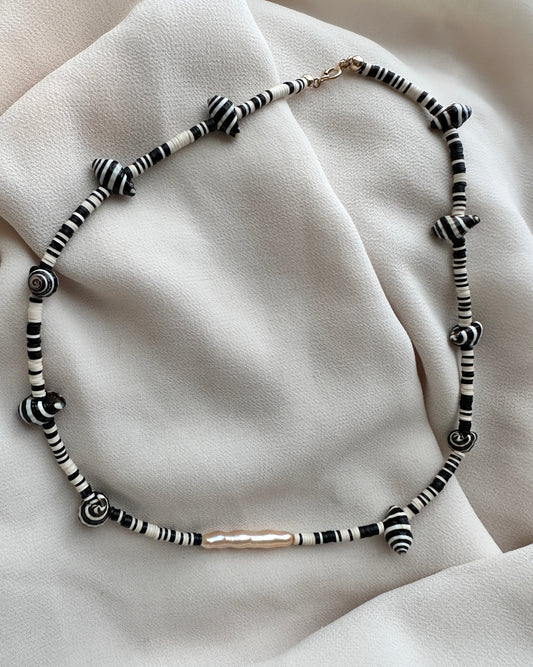 XANDRIA Pearl Beaded Necklace