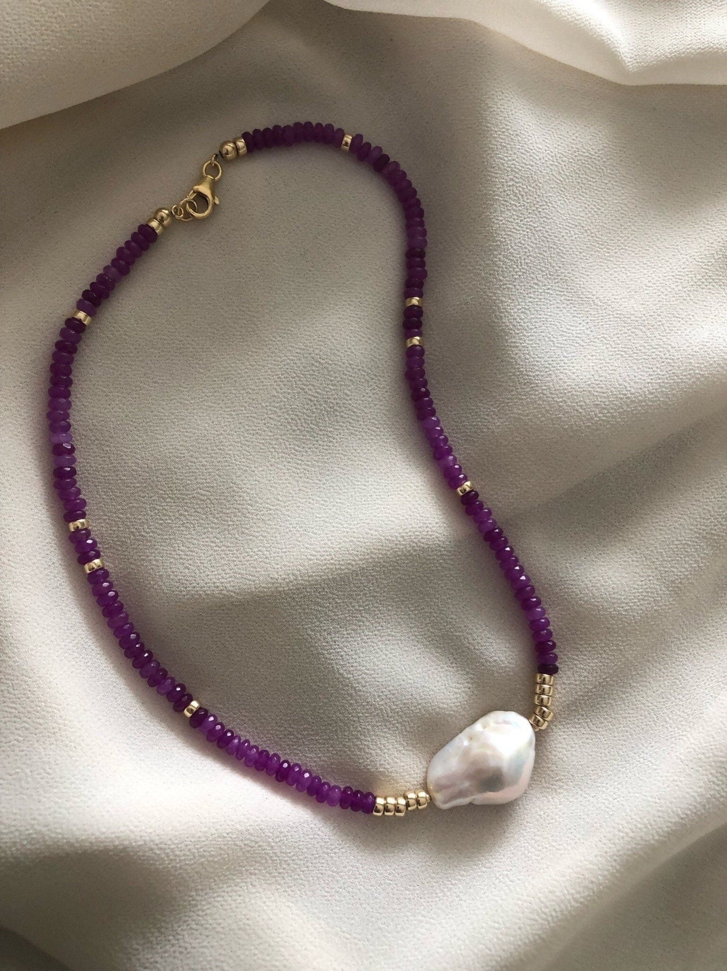 ANYA Pearl Beaded Necklace