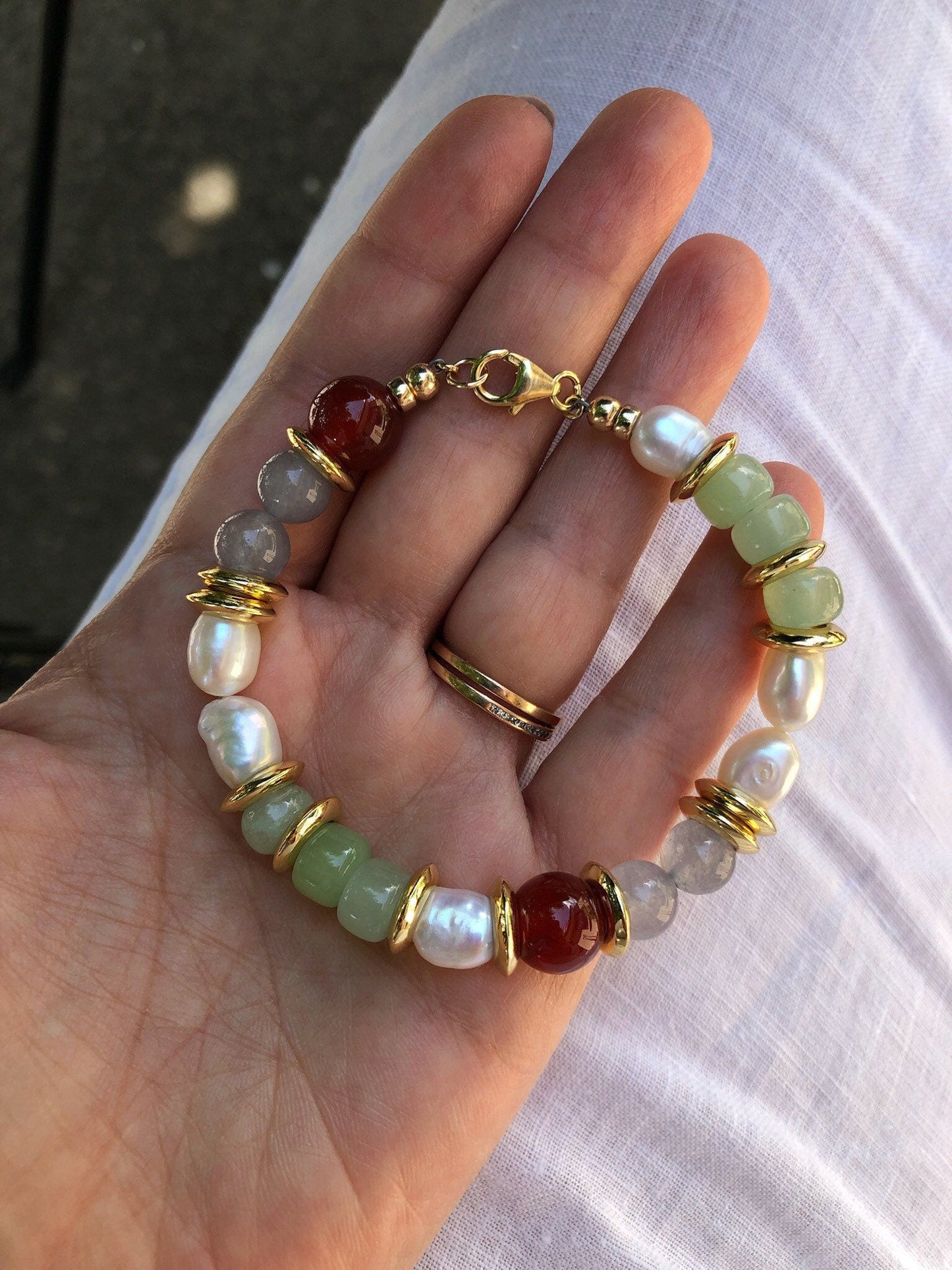 ARI Pearl Beaded Bracelet