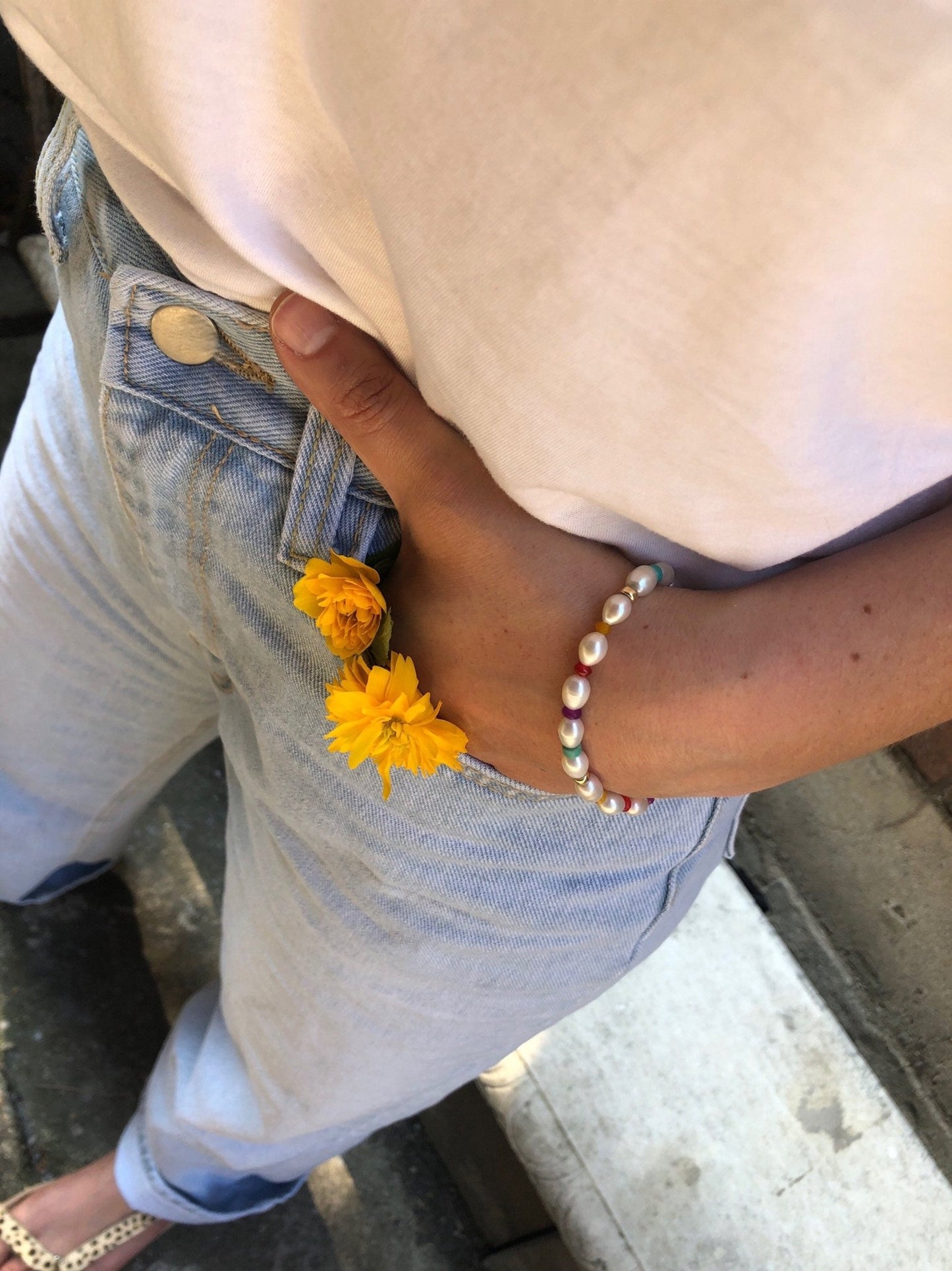 AUDREY Pearl Beaded Bracelet