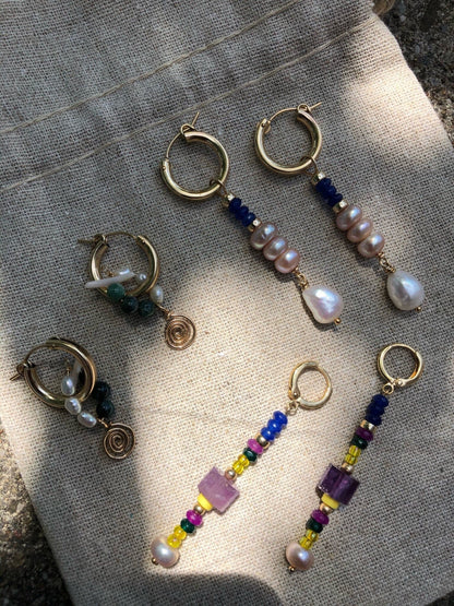 AVIVA BEADED EARRINGS