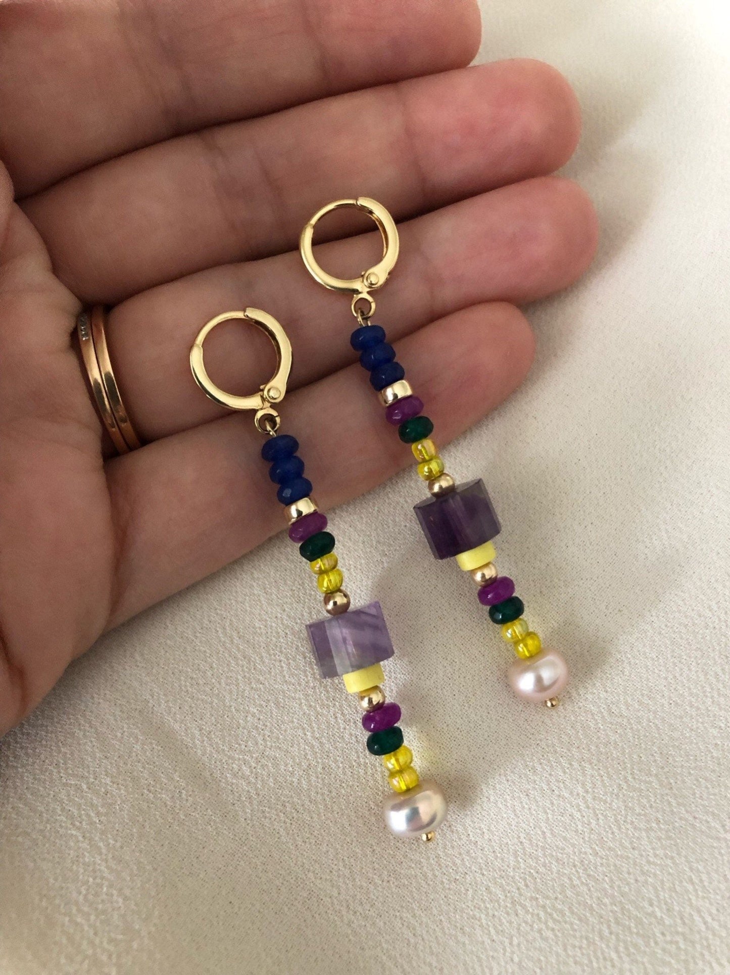 AVIVA Pearl Beaded Earrings