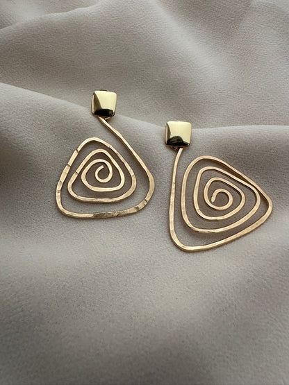 BEATRIZ SPIRAL EARRINGS