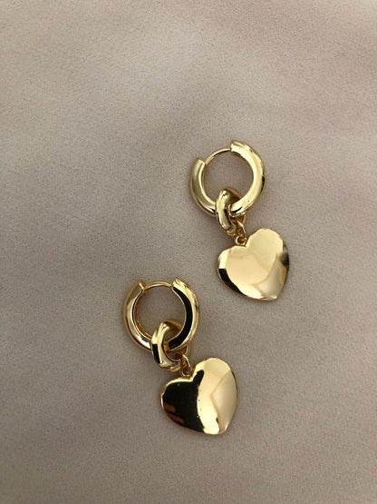 BLAKE HEART EARRINGS