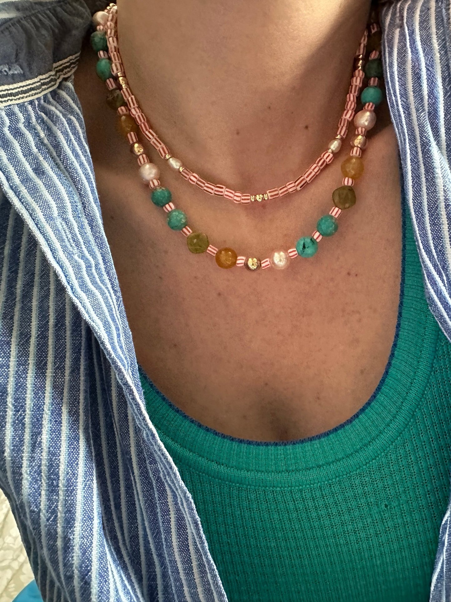 CAMPO Pearl Beaded Necklace