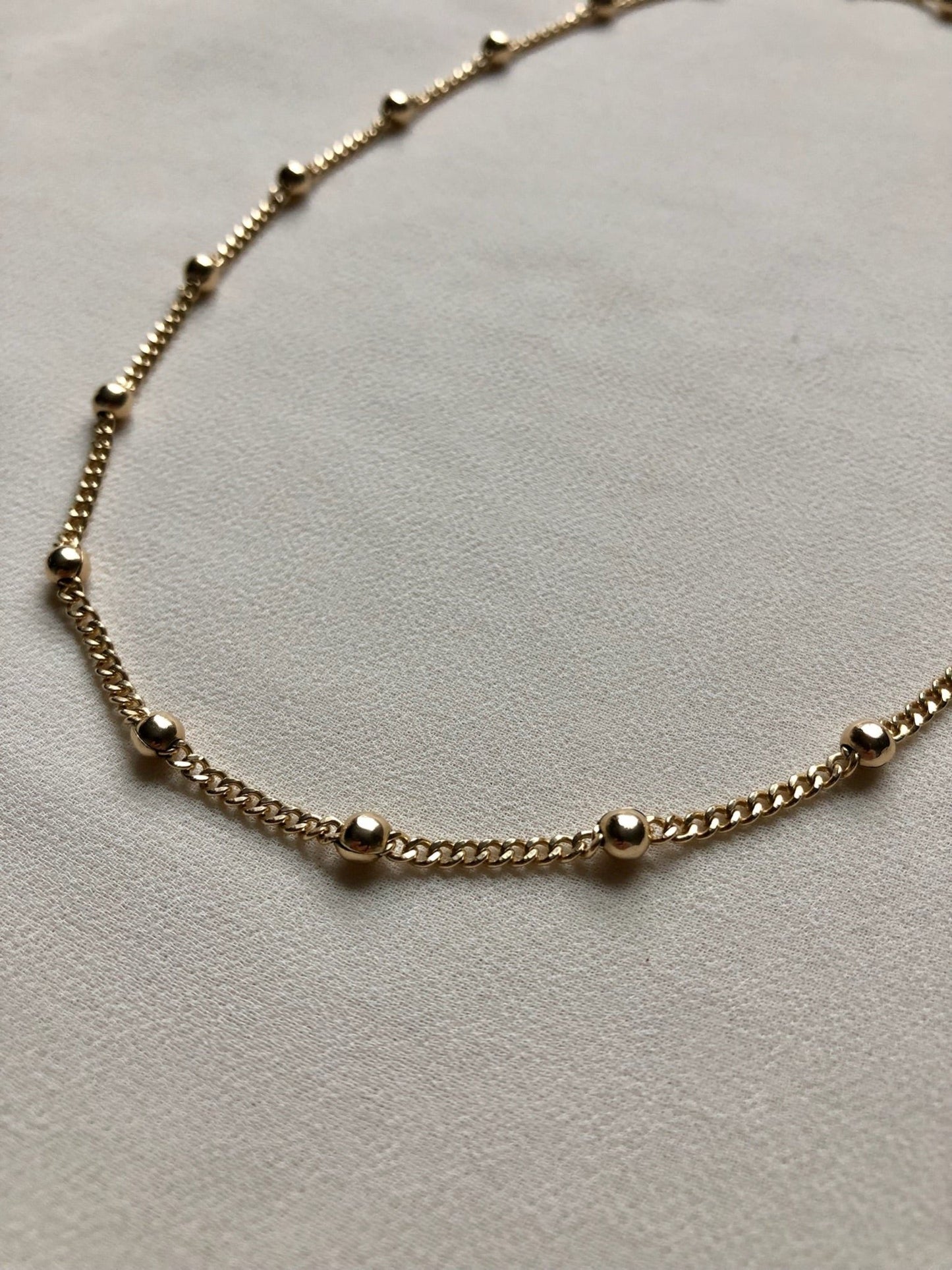 CHIARA Gold Ball Chain Necklace