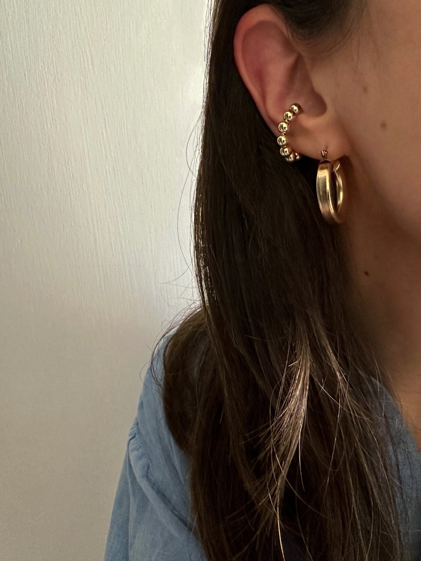 DAISY Gold Ear Cuffs