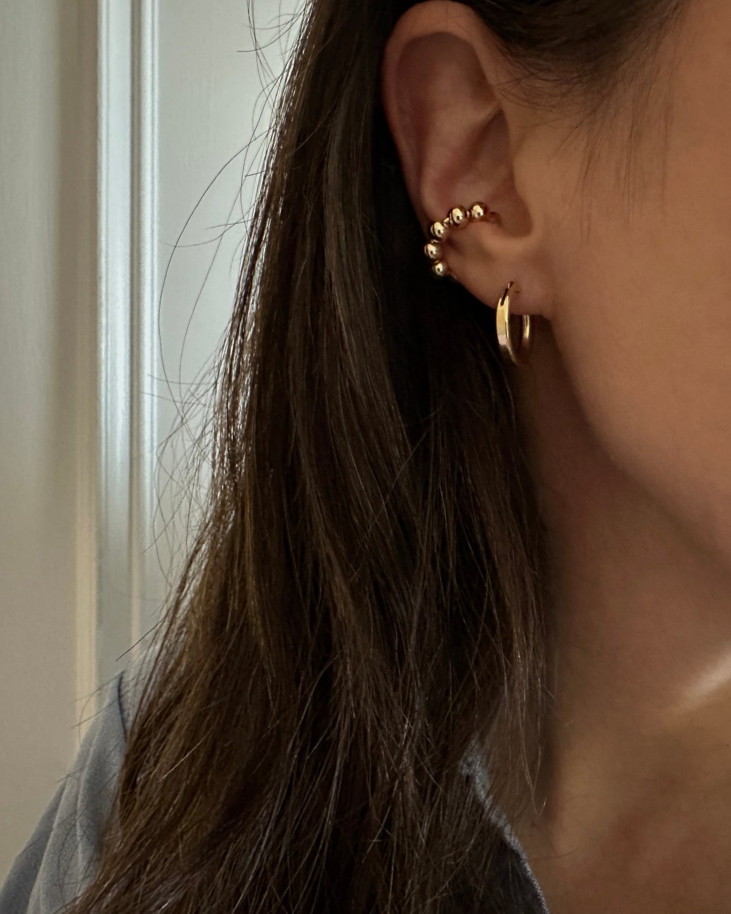 DAISY Gold Ear Cuffs