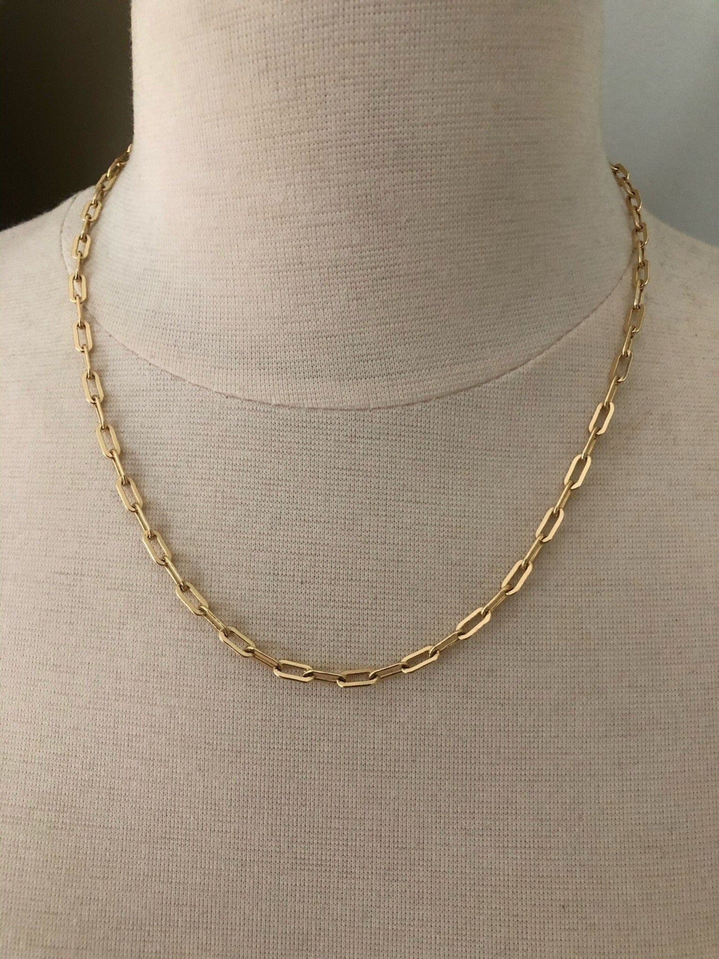 EDDIE Thick Gold Chain Necklace