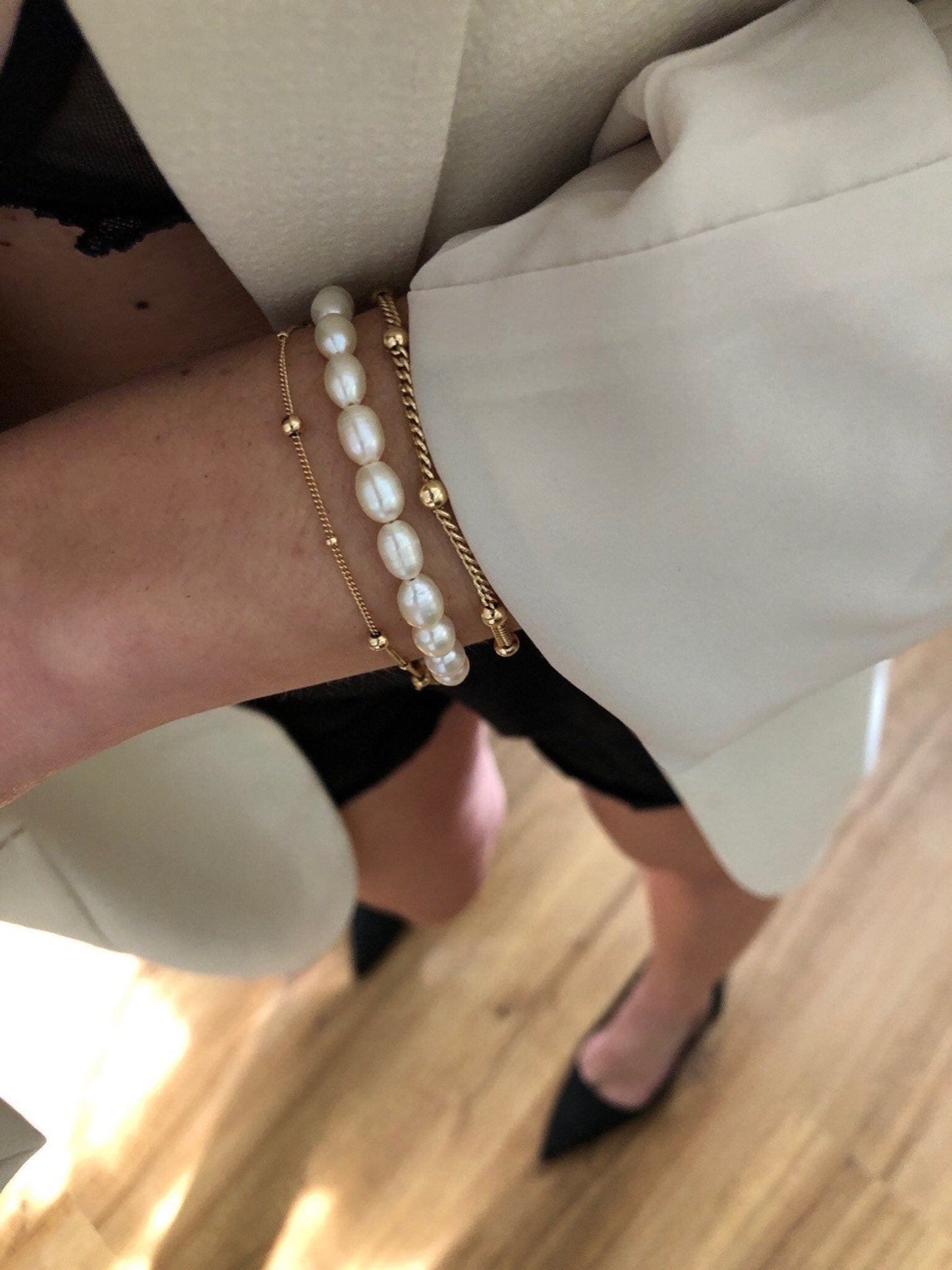 ESTELLE Gold Ball Bracelet