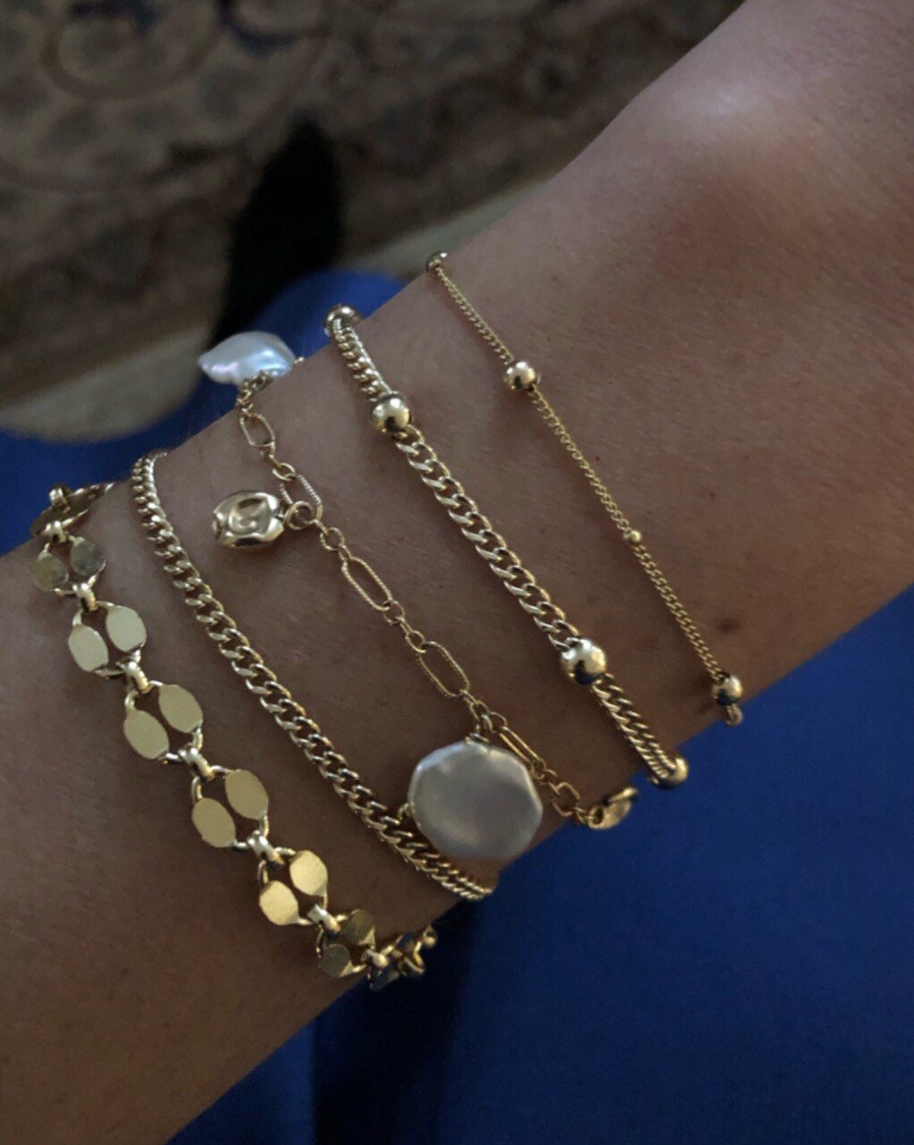 ESTELLE Gold Ball Bracelet