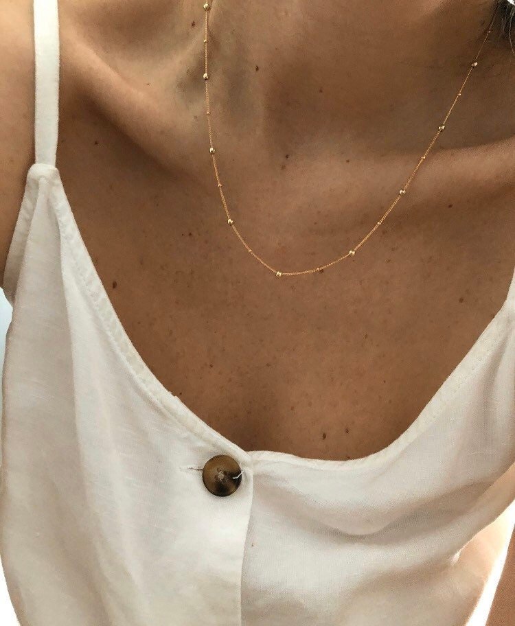 ESTELLE Gold Ball Necklace