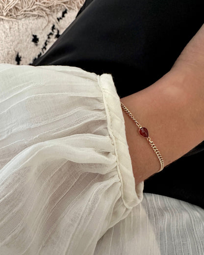 FLORENCE GARNET BRACELET