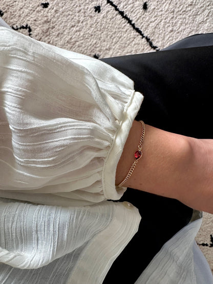 FLORENCE GARNET BRACELET