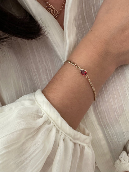 FLORENCE GARNET BRACELET