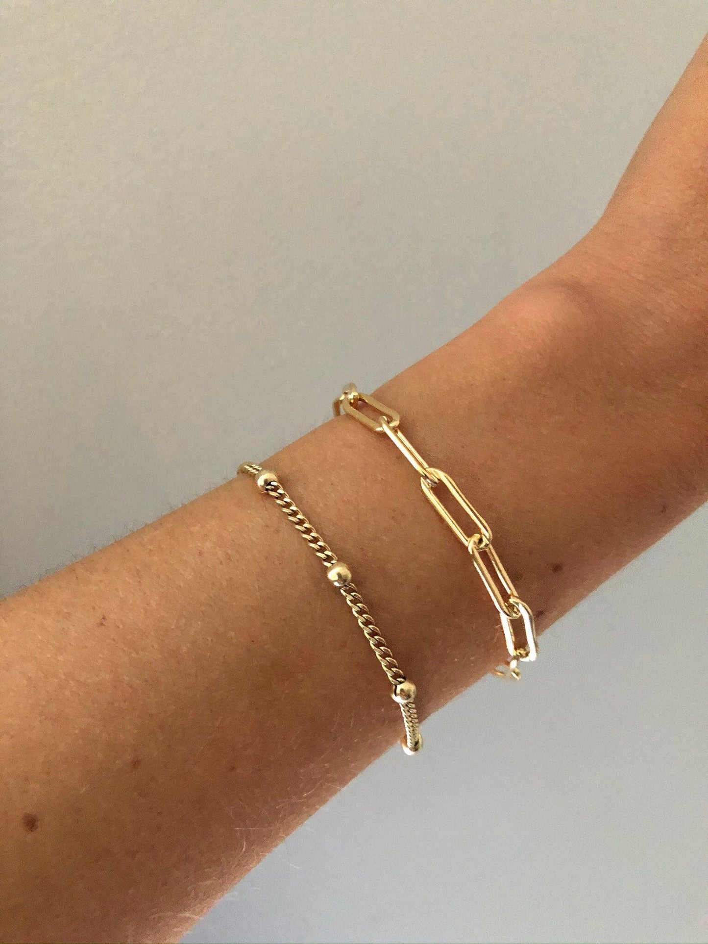 HARLOWE Paperclip Chain Bracelet