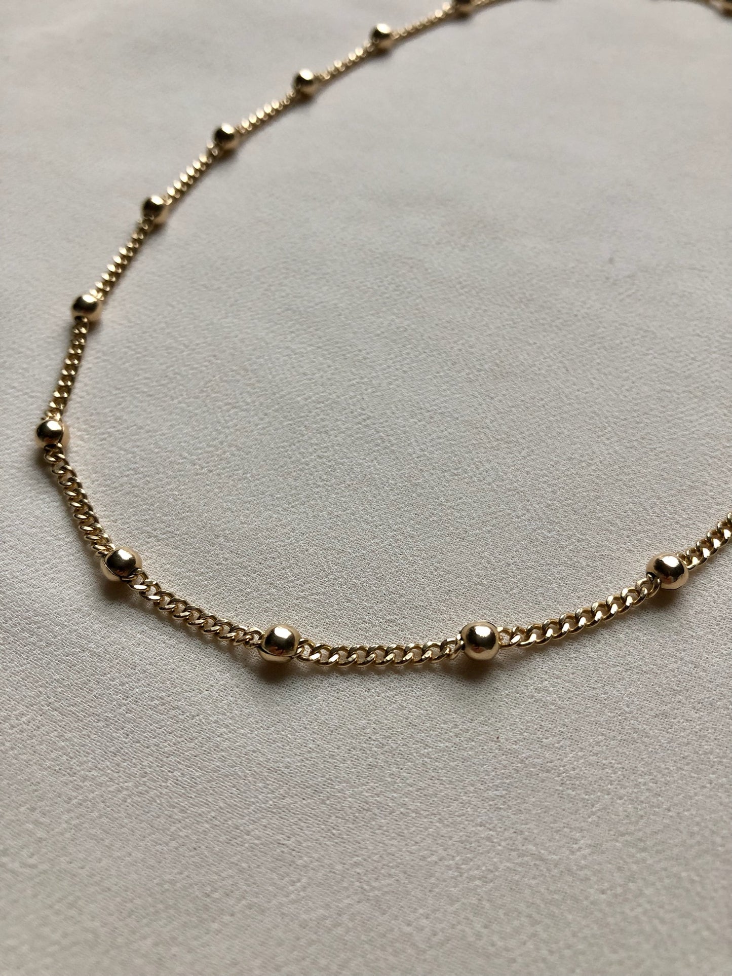 CHIARA Gold Ball Chain Necklace