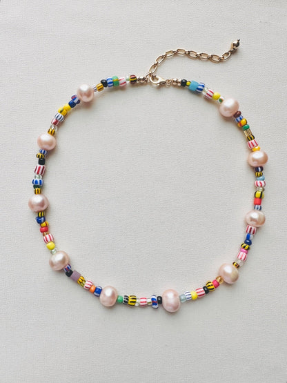 ISSA BEADED NECKLACE