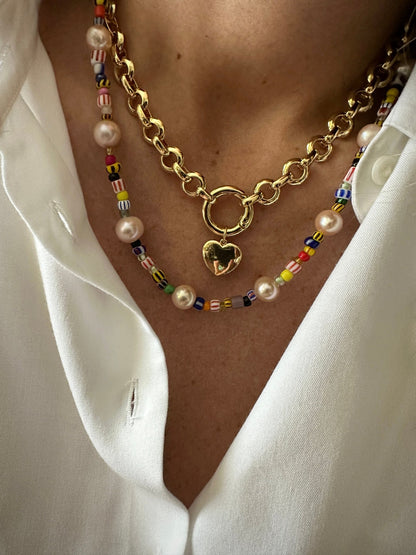 ISSA BEADED NECKLACE