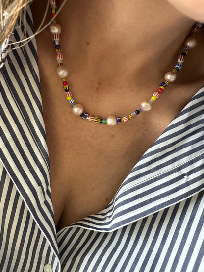 ISSA BEADED NECKLACE