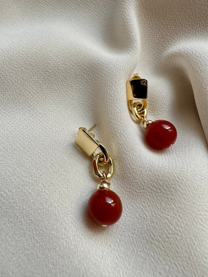 KARMA CARNELIAN EARRINGS