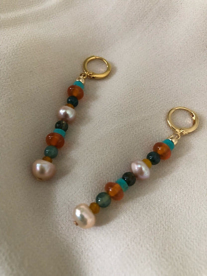 KASHA BEADED EARRINGS
