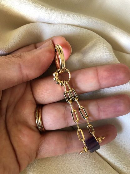 KYA AMETHYST EARRINGS