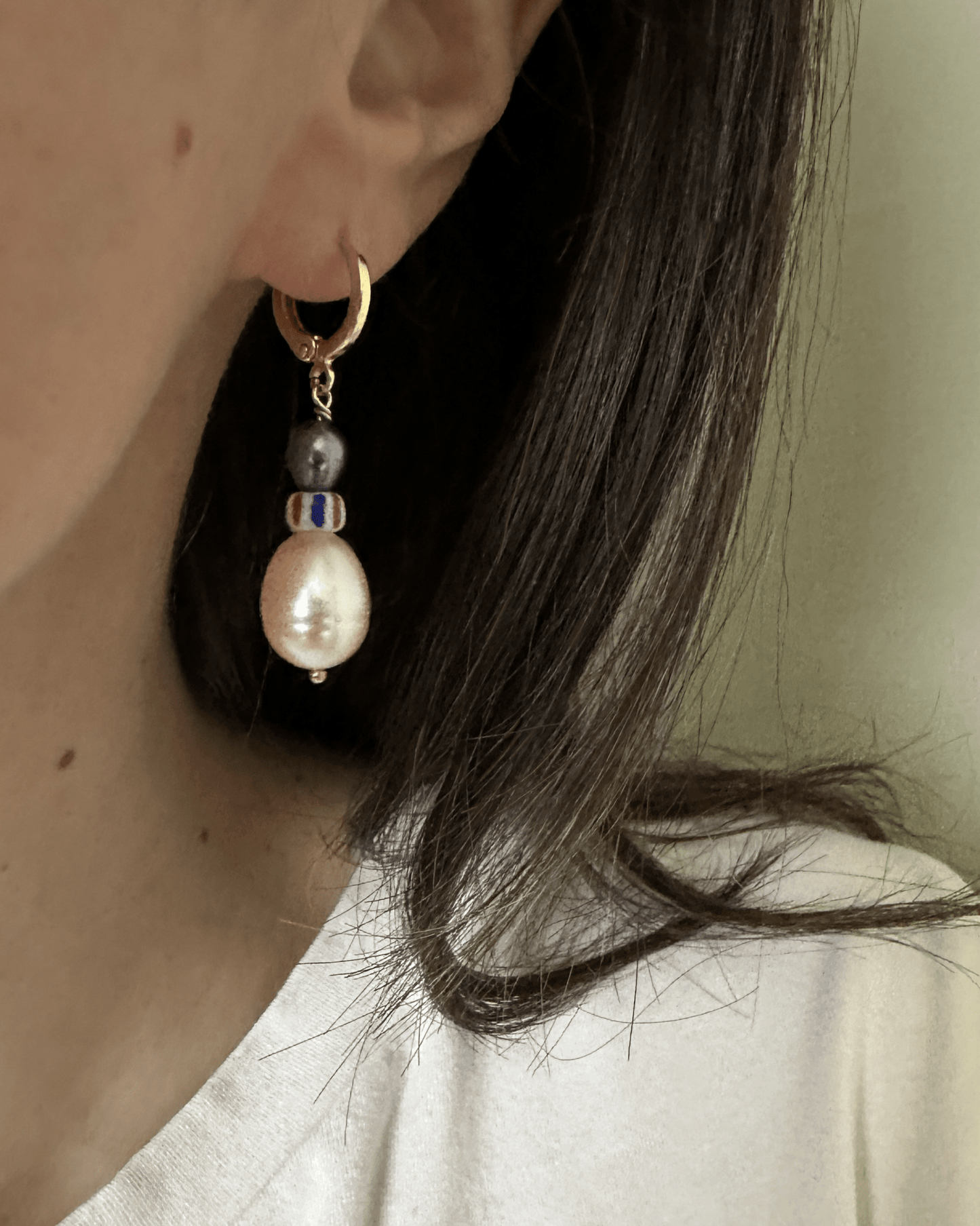 LINA Pearl Beaded Earrings