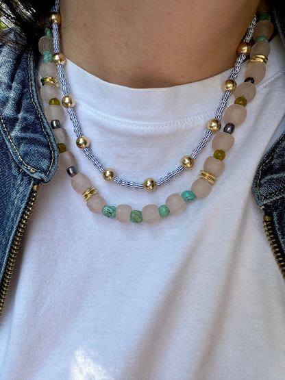 LOREN STRIPED NECKLACE