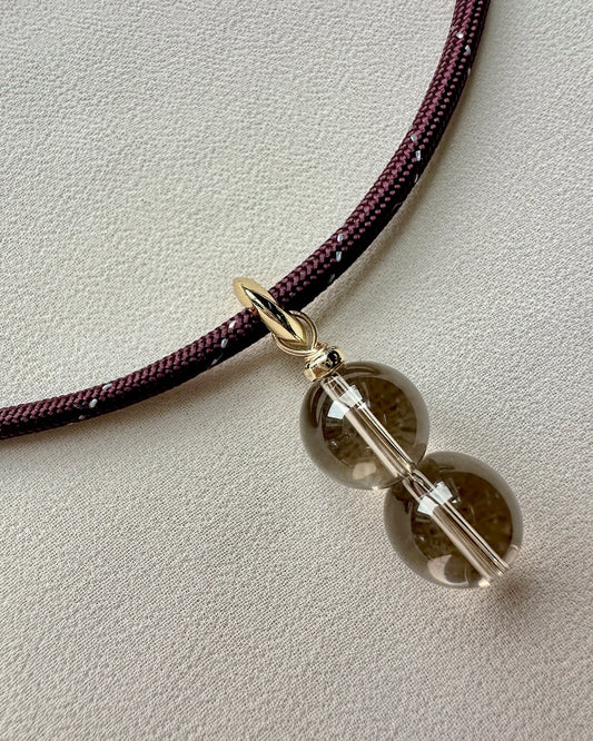 MARIN SMOKY QUARTZ NECKLACE