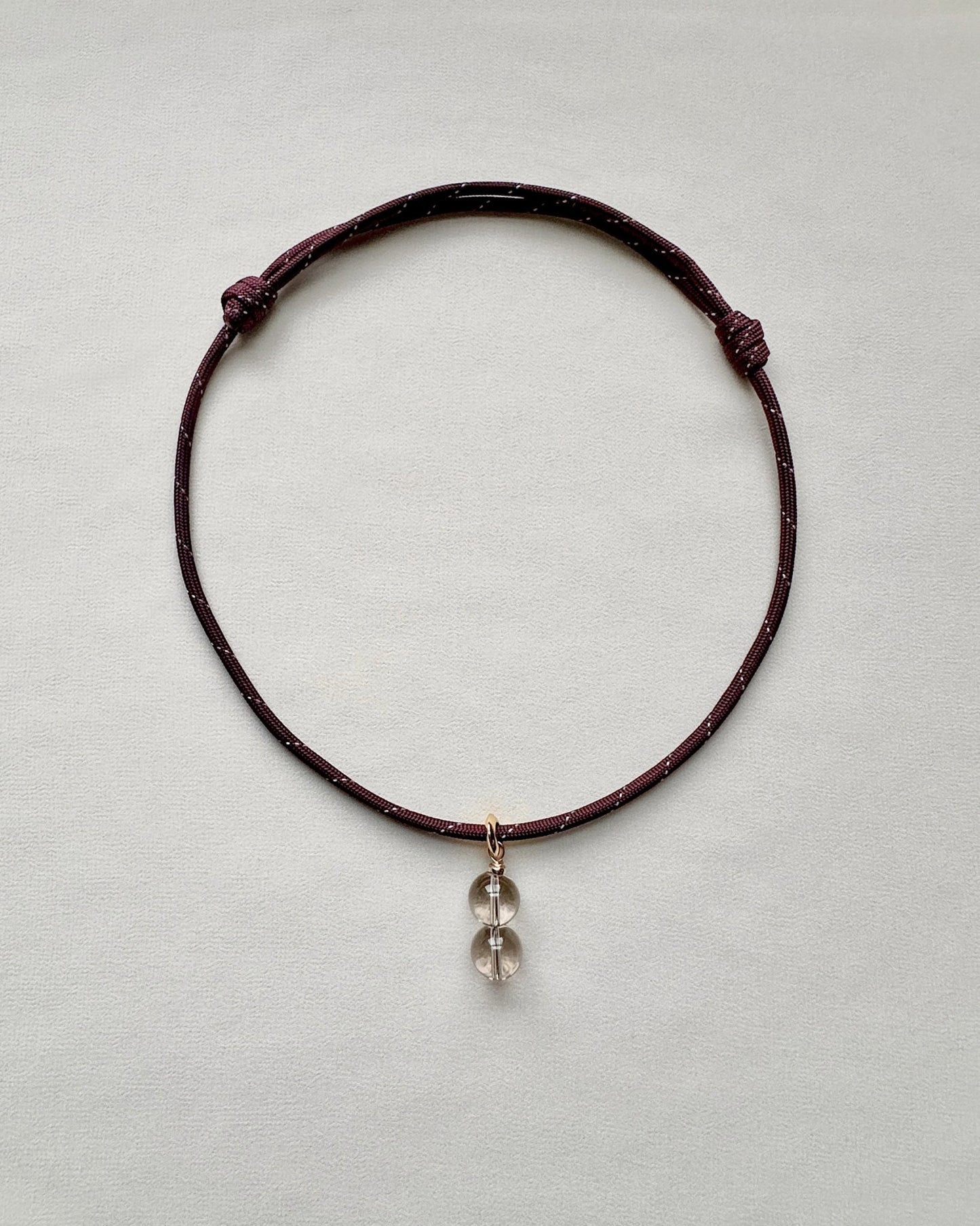 MARIN SMOKY QUARTZ NECKLACE