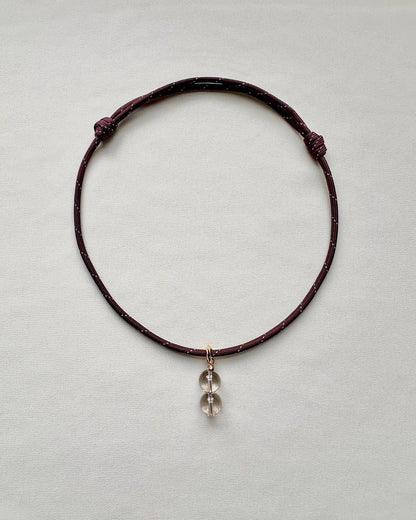 MARIN SMOKY QUARTZ NECKLACE